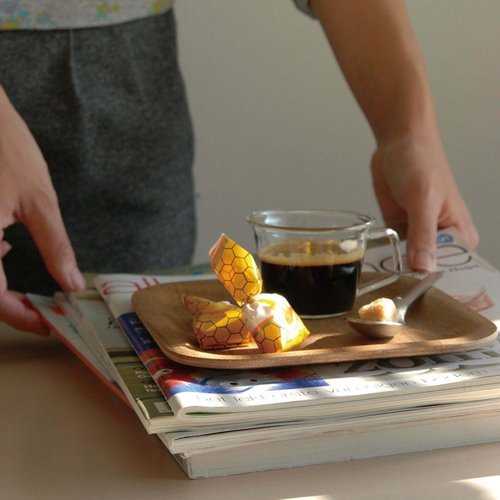 KINTO 45139 Non-Slip Tray, 16.9 x 13.0 inches (430 x 330 mm), Willow Wooden Tray