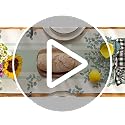Buffalo Plaid Eucalyptus Table Runner for Kitchen Dining 13x48 Inch