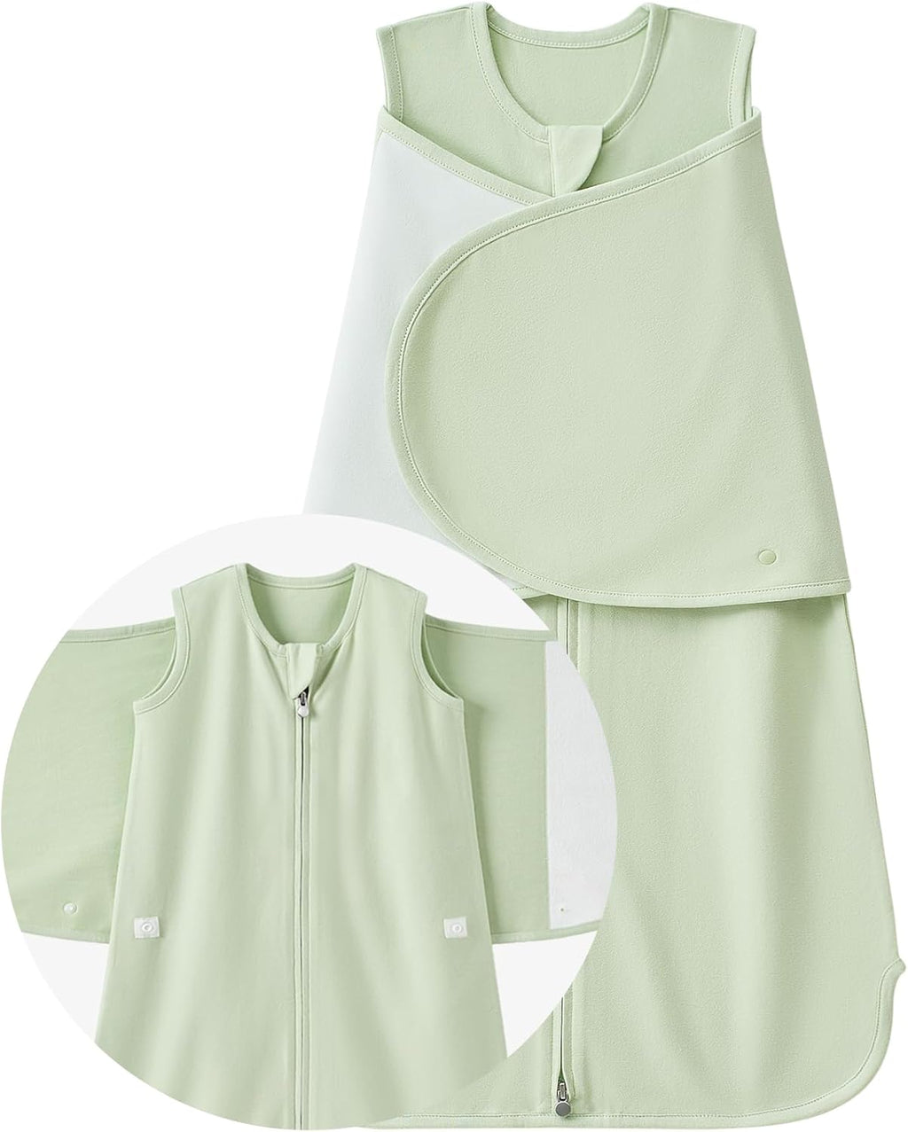 Skiennix Houdini Proof Baby Sleep Sack - Transitional Swaddle for Newborns 0-6 Months | 1.0 TOG