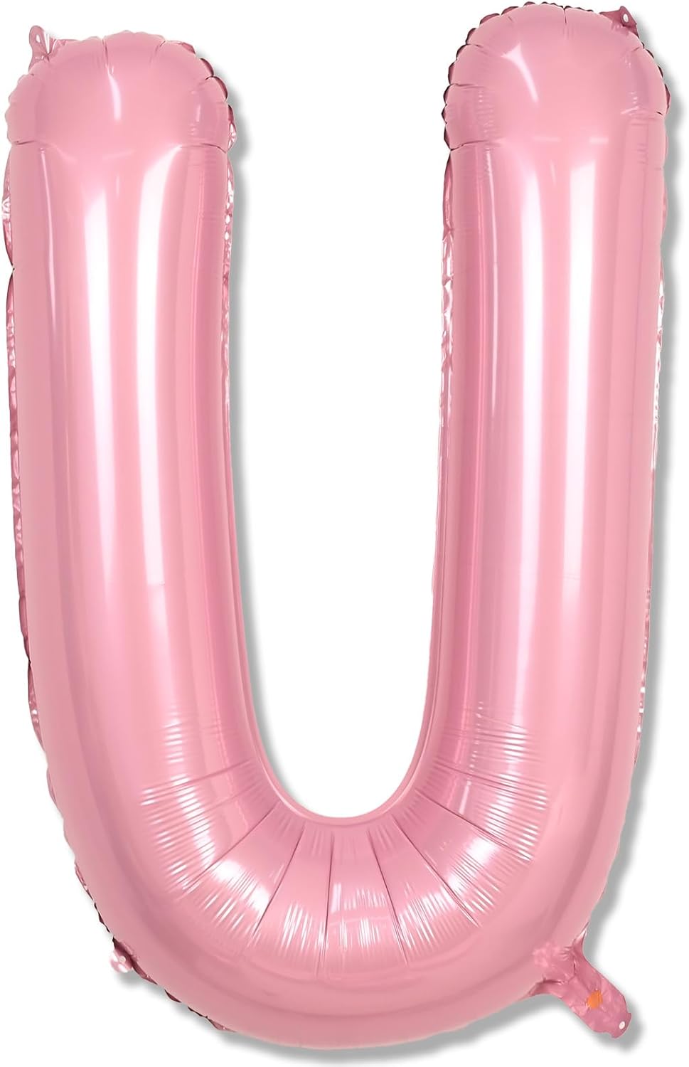 Skiennix 40-Inch Pastel Pink Letter Balloon U - Custom Foil Mylar Balloon for Birthday Parties