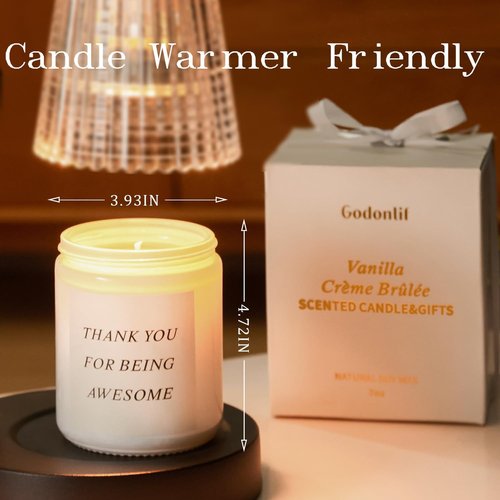 GODONLIF Natural Soy Wax Candle - Unique Birthday Gift for Women | Funny Lavender Scented for Friends & Family