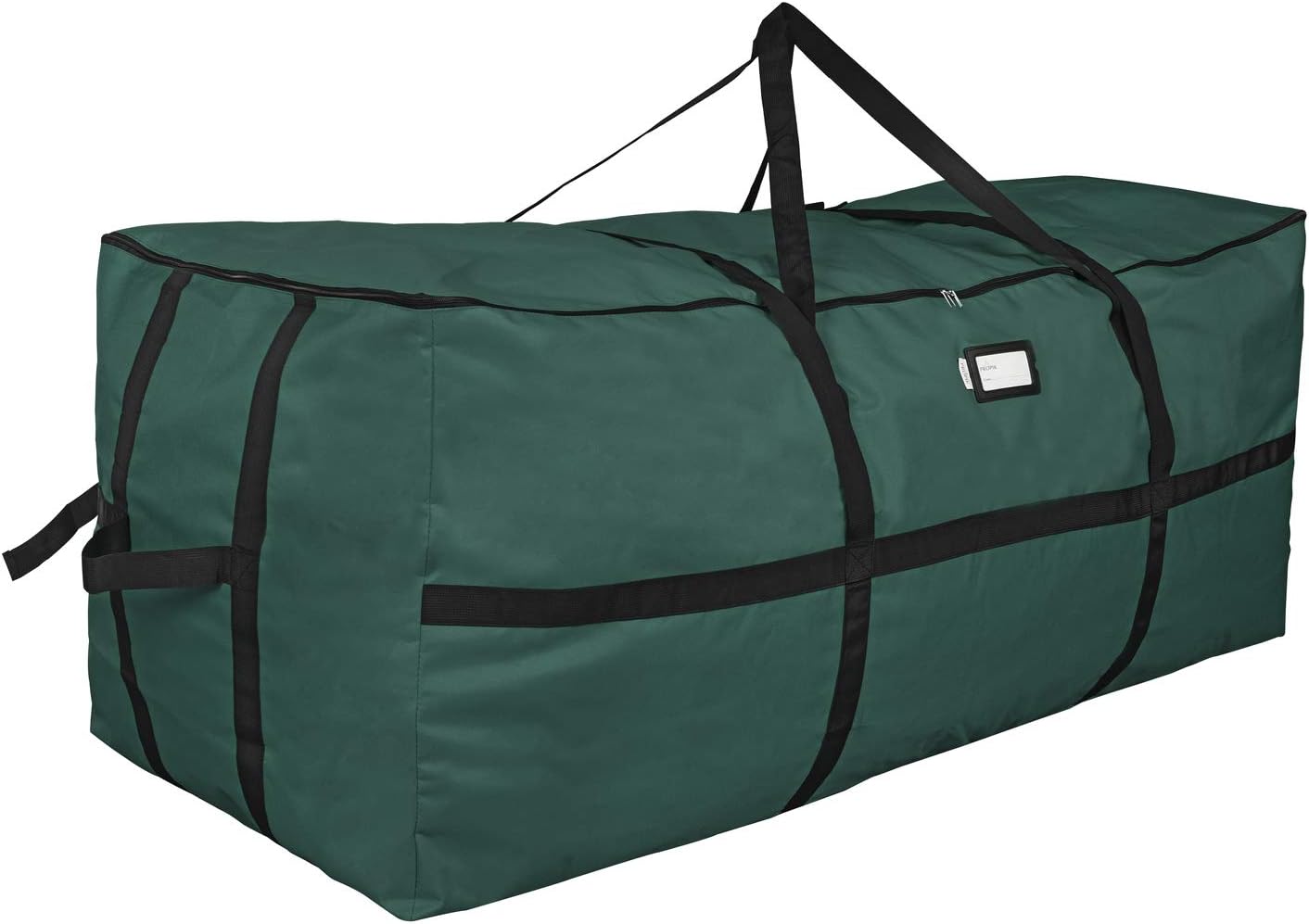 ProPik Christmas Tree Storage Bag - Heavy Duty Container for 9 Ft Disassembled Trees | 24" Height X 24" Width X 60" Length, Green