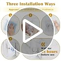 Stainless Steel Hat Hooks - 2 Pack Wall-Mounted Hat Organizer