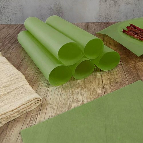 Nanaiche 100Pcs Wax Paper Sheets for Food, Basket Liners, Greaseproof Deli Wrapping Sheets, Grass Green (6.0 * 6.0 In)