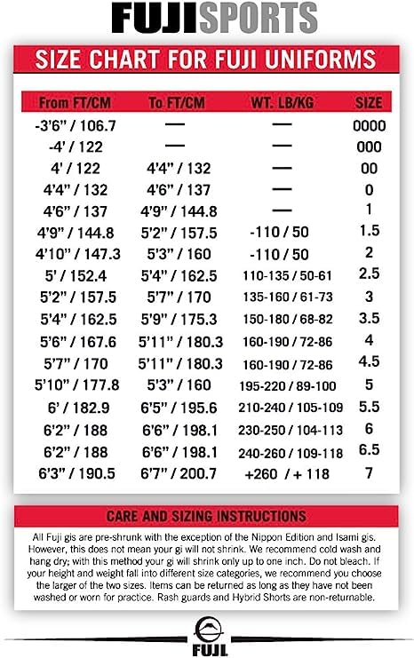 Fuji USA Judo Single Weave Judo Gi Uniform - Kids & Adults Cotton Training Gi for Judo and Karate, Blue, Size 5