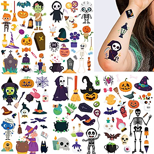 Felico 360PCS Halloween Temporary Tattoos for Kids and Adults