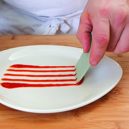 Mercer Culinary Silicone 8 Piece Plating Wedge Set, Multicolor