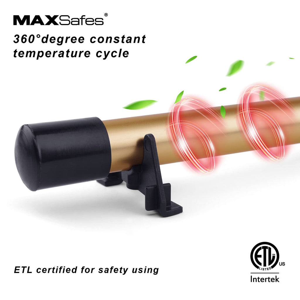 MAXSafes Gun Safe Dehumidifier Rod, Dry Rod - Easy Installation Plug-in Electric Dehumidifier Eliminates Moisture for Gun Safes & Cabinets, ETL Approved (18in)
