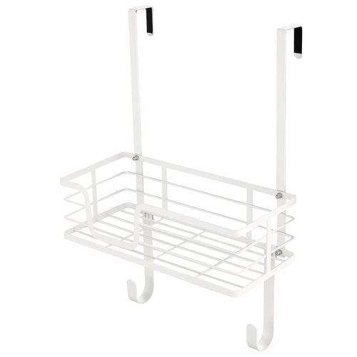 KES Ironing Board Hanger, Over The Door Ironing Board Holder, T-Leg Ironing Board Door Hanger for 1 3/4" Door, Metal Iron Holder White, HIR500B-WH
