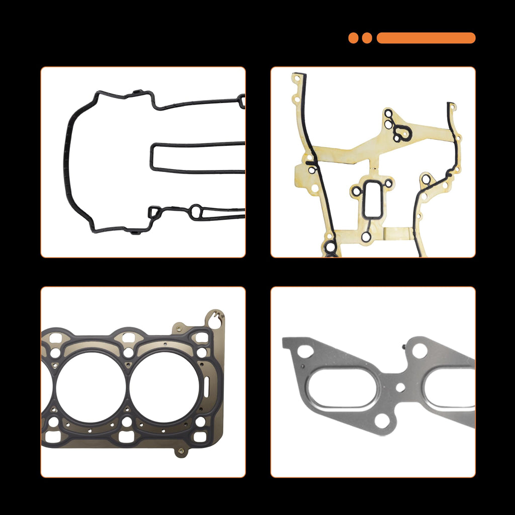 1.4L Cylinder Full Head Gasket Set with Head Bolt Kit for Chevy Cruze/Cruze Limited/Trax/Sonic 2011-2016, for Buick Encore 2013-2016 1.4L 83ci Gas Turbo OE#HS26540PT-1, HSCV001, HS54898, HS31411