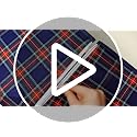 Poen Tartan Plaid Christmas Tree Collar - 29-inch Holiday Tree Skirt