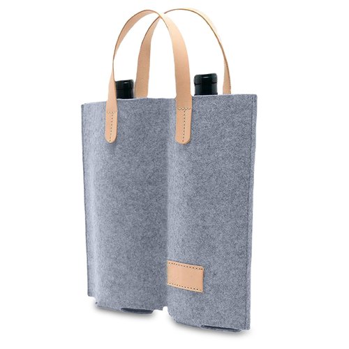 Daphilly Wine Bags - 2 Bottle Felt Gift Bags for Wine, Perfect for Birthday, Wedding, Graduation, Christmas & Thanksgiving