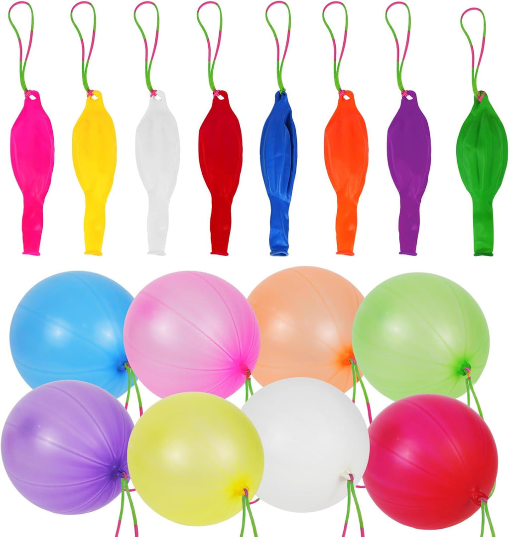 Neon Punch Balloons - Heavy Duty Party Favors for Kids | 40-Pack Sensory Toys & Easter Basket Stuffers