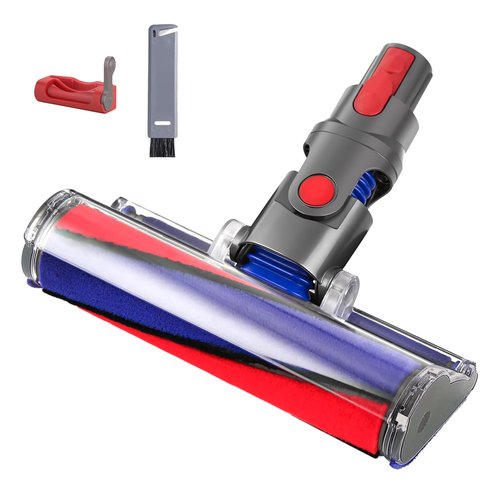 ilovelife Soft Roller Cleaner Head Compatible with Dyson V7 V8 V10 V11 Vacuum Cleaner, Fluffy Roller Head Replacement Parts for Hardwood and Smooth Surfaces