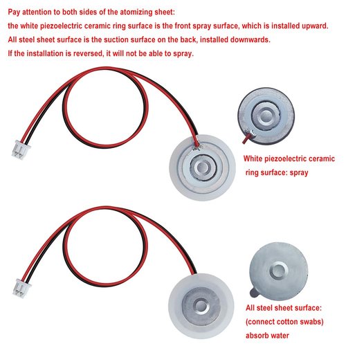 SazkJere 4Pcs USB Humidifieration Atomization Disc Micro Interface Atomization Drive Circuit Board DC 5V for DIY Home