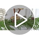 6FT Real Touch Artificial Christmas Garland for Indoor Outdoor Decor - Norfolk Pine