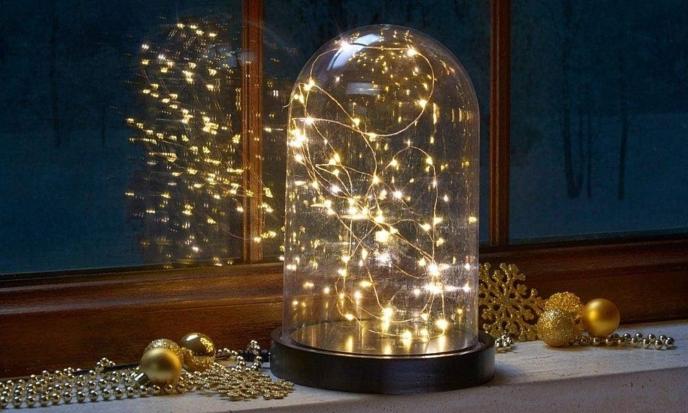 Perfectday 200 LED Copper Fairy String Lights - 66 FT Warm White Waterproof USB Powered for Indoor/Outdoor Decor