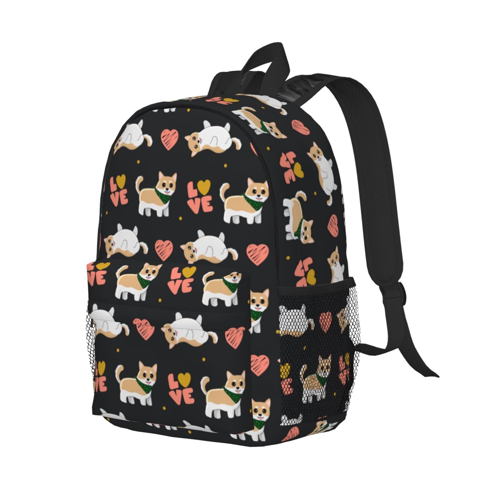 Uxeqtop Purple Bottom Cats Kids Backpack for School Elementary Lightweight Cute Students Bookbag for Teens Boys Girls School Bag