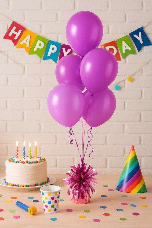 Moretreat Balloon weights, 12 pieces, aluminum foil, suitable for birthday parties, gatherings, weddings, dinners and other occasions, weight 0.36lb (Pink)