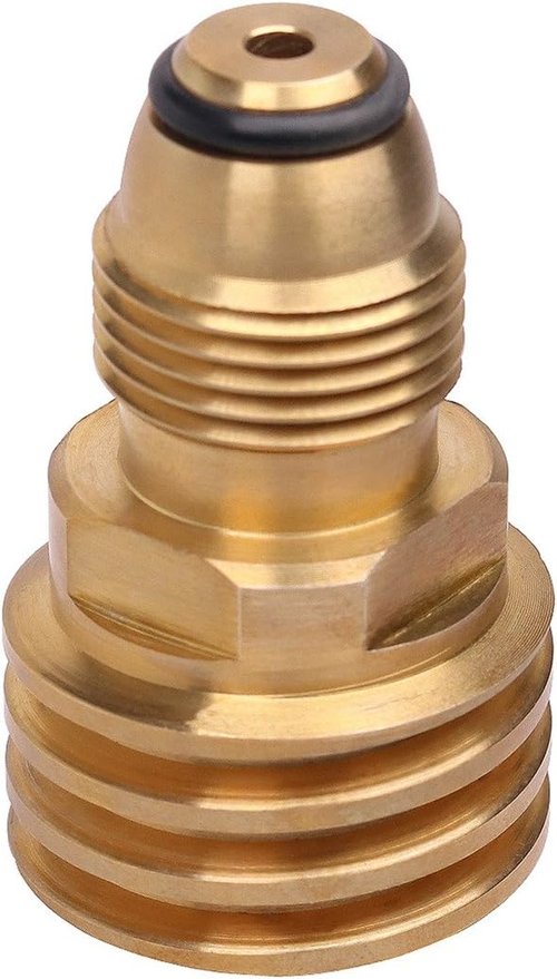 DOZYANT Propane Tank Adapter - Convert POL LP Tank to QCC1/Type1 Hose or Regulator | Easy Upgrade