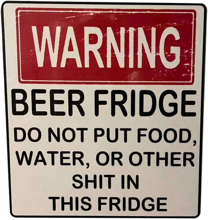 Funny Beer Fridge Magnet - Hilarious Kitchen Decor Gift