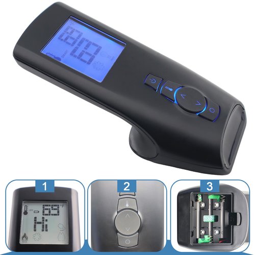Fireplace Remote Transmitter 0.584.040 GTMFSLA Compatible with SIT Proflame 2, Ultimate Fireplace Control - Designed to Control All pre-Programmed Features of Proflame 2