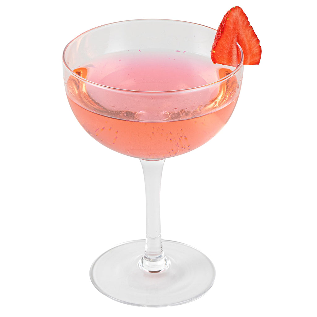 Restaurantware-Vetri 8 Ounce Coupe Glasses, 24 Dishwashable Martini Glasses - No Lead, Long Stemmed, Clear Glass Cocktail Drinkware, For Hosting Parties, Serve Margarita, Cosmopolitan, And More