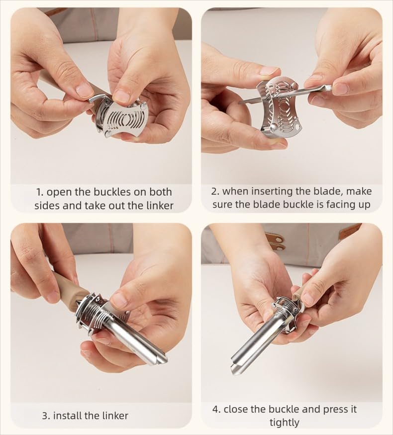 Adjustable Stainless Steel Apple Corer Tool for Fruits & Vegetables
