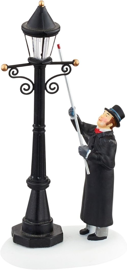 Department 56 Dickens' Village | Lighting The Lane Accessory - 4.53 Inch Decorative Piece