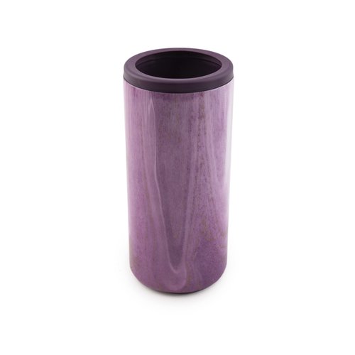 CAMBRIDGE Purple 2 Pack Geode Decal Insulated Slim Can Coolers