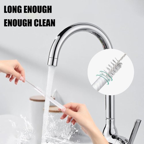 8PCS Reusable Straws for Stanley 64 oz IceFlow Tumbler | Stanley Cup Accessories with 2 Extra Long Straw Cleaner Brushes | PE Plastic Replacement Straws (64oz)