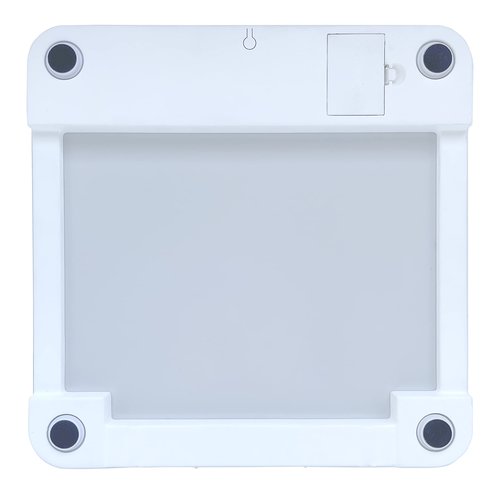 Taylor Glass Digital Bathroom Scale for Body Weight with Motion and Light Sensors, Bright LED Display, 440 lbs, White