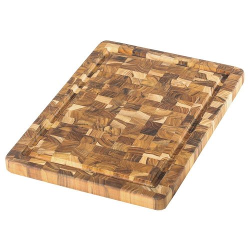 Teakhaus Cutting Board - Rectangle Carving Board With Hand Grips - Scandi Collection (14x10)