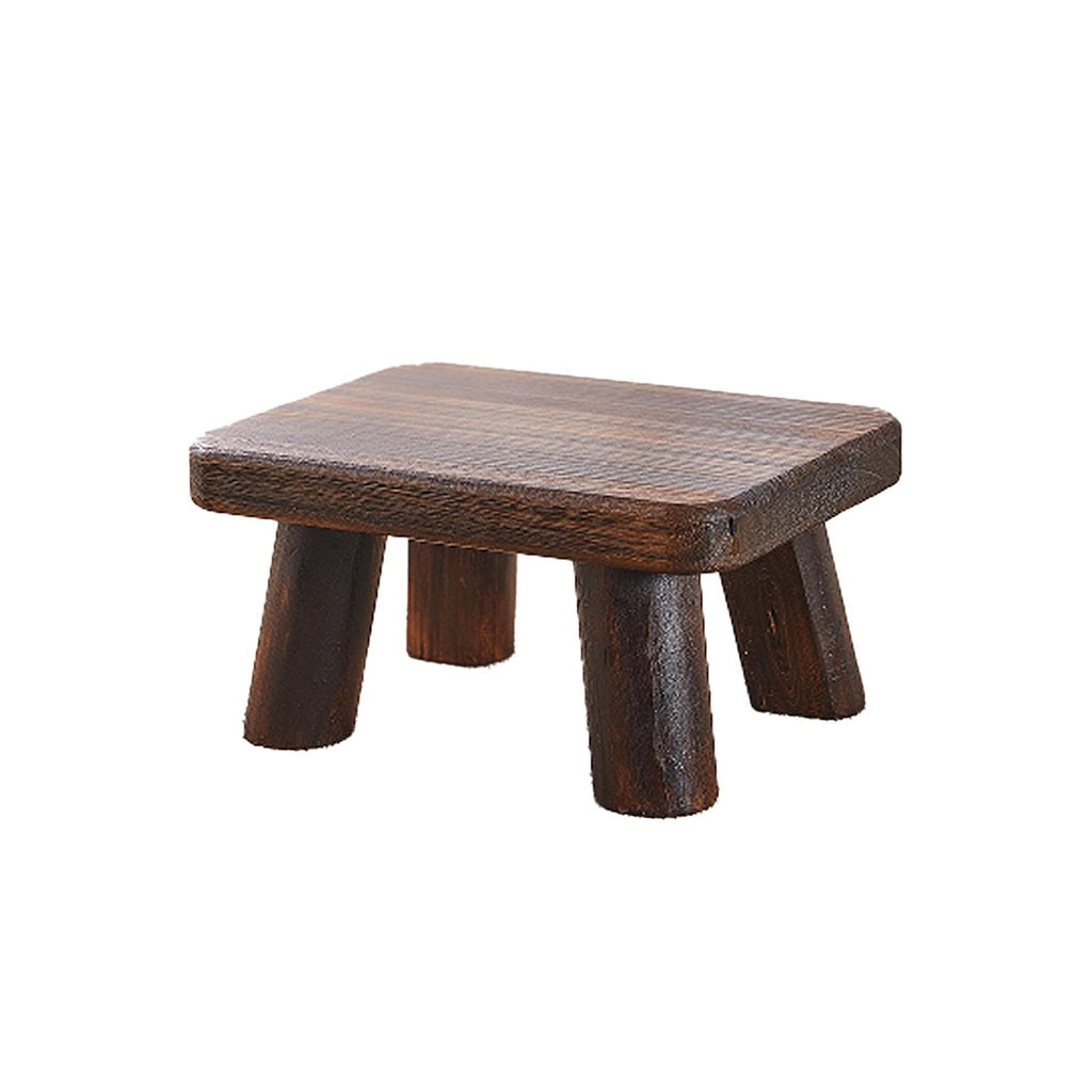 Timwooly Wooden Step Stool for Adults and Children, Heavy Duty Step Stool, 500 lb. Load Capacity, for Bedroom, Kitchen and Bathroom, High Bed Steps, Easy to Assemble, Super Sturdy