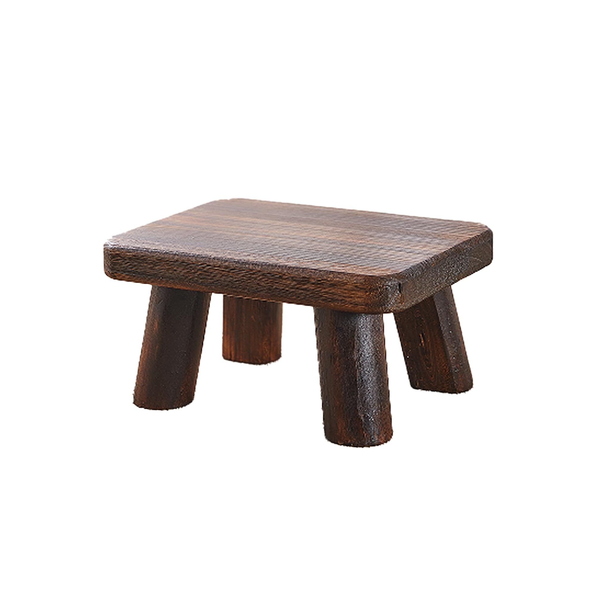 Timwooly Wooden Step Stool for Adults and Children, Heavy Duty Step Stool, 500 lb. Load Capacity, for Bedroom, Kitchen and Bathroom, High Bed Steps, Easy to Assemble, Super Sturdy