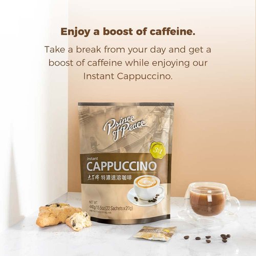Prince of Peace® 3 in 1 Instant Cappuccino (22 Sachets)