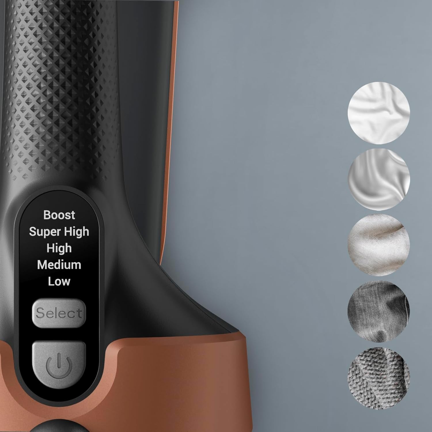 Rowenta Handheld Clothes Steamer - 3-in-1 Ironing & Lint Removal, 7.1 Oz Tank, 1875 Watts, Black & Copper