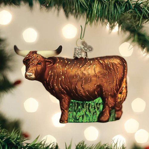 Highland Cow Ornament by Old World Christmas