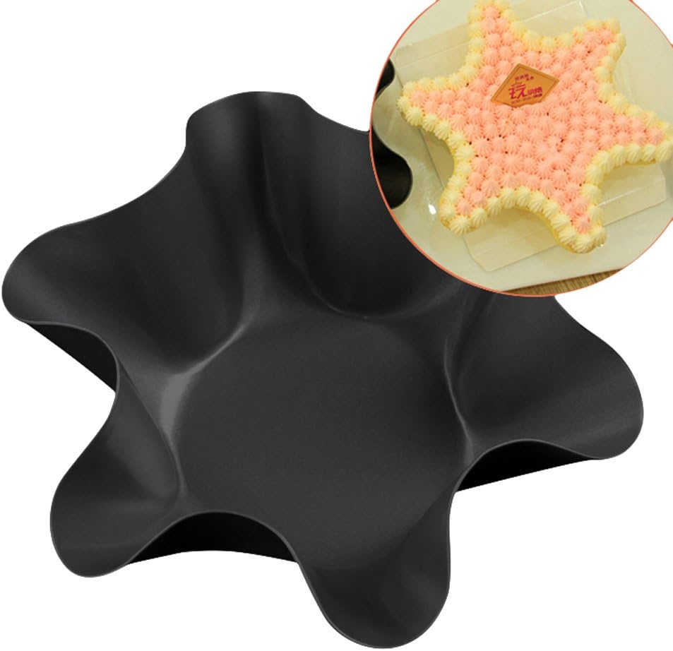 Skiennix Tortilla Pan Set - Nonstick Taco Salad Bowl Molds - Large Carbon Steel Baking Bowls (6-Petaled Flower)