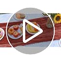 Black Cheesecloth Table Runner 10Ft for Wedding & Party Decor, Boho Style