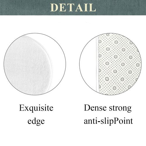 Horror Face Bathroom Set, 4-Piece with Shower Curtain 71x71, Bath Mat, Contour Rug, Toilet Lid Cover, Black and White Checkerboard Pattern