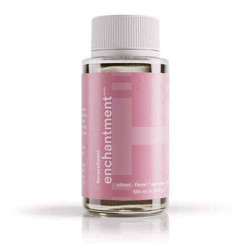 Homedics SereneScent Waterless Diffuser Oil Refill — Enchantment (120ml). Clean, Warm & Sensual Home Fragrance. Compatible with SereneScent Diffusers. Easy Twist Plug & Play