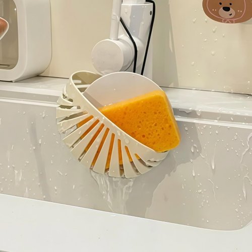 Dancepanda Sponge Holder for Kitchen Sink Suction,Kitchen Sink Organizer Caddy Holder,Dish Sponge Holder