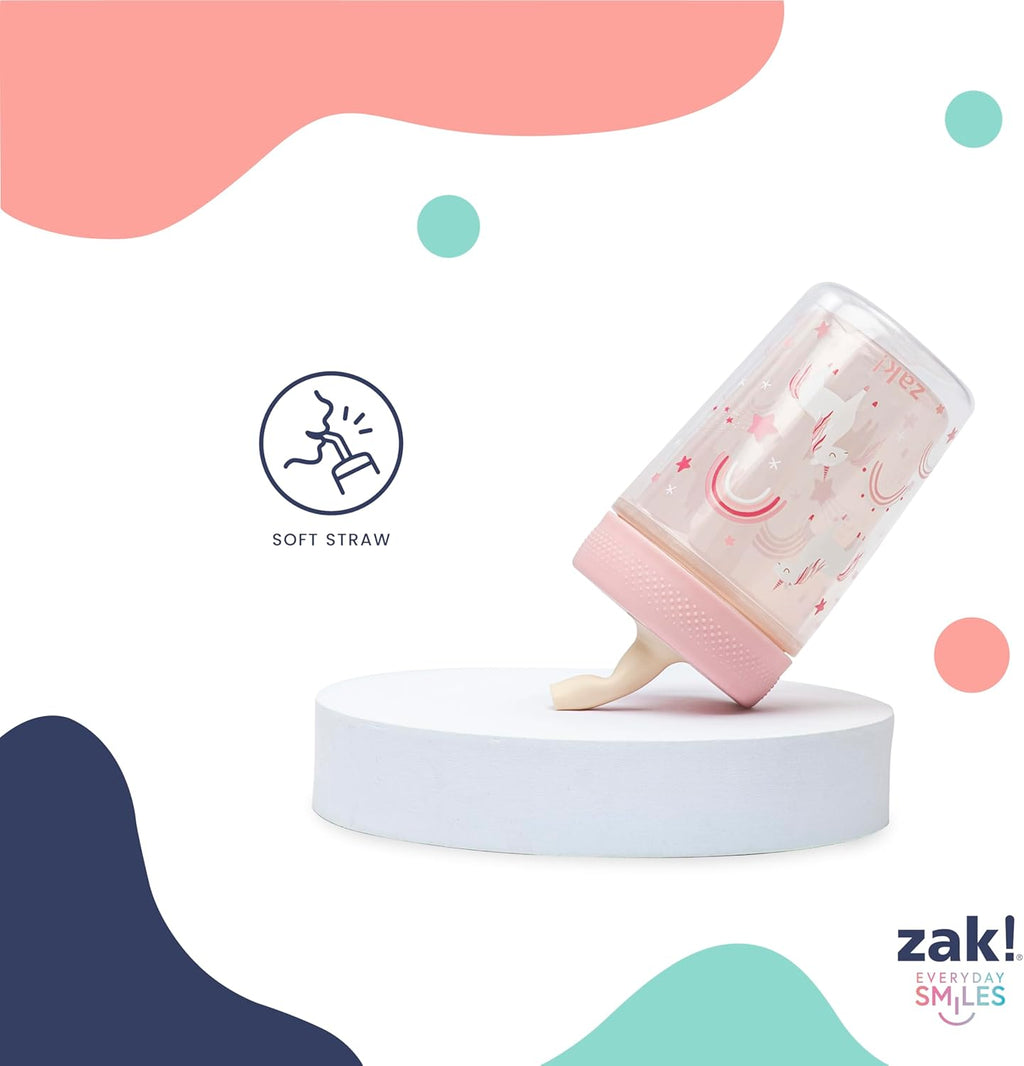 Zak Designs Peppa Pig Toddler Tumblers - 9oz Double Wall Leak-Proof Sippy Cups, 2-Pack for Kids