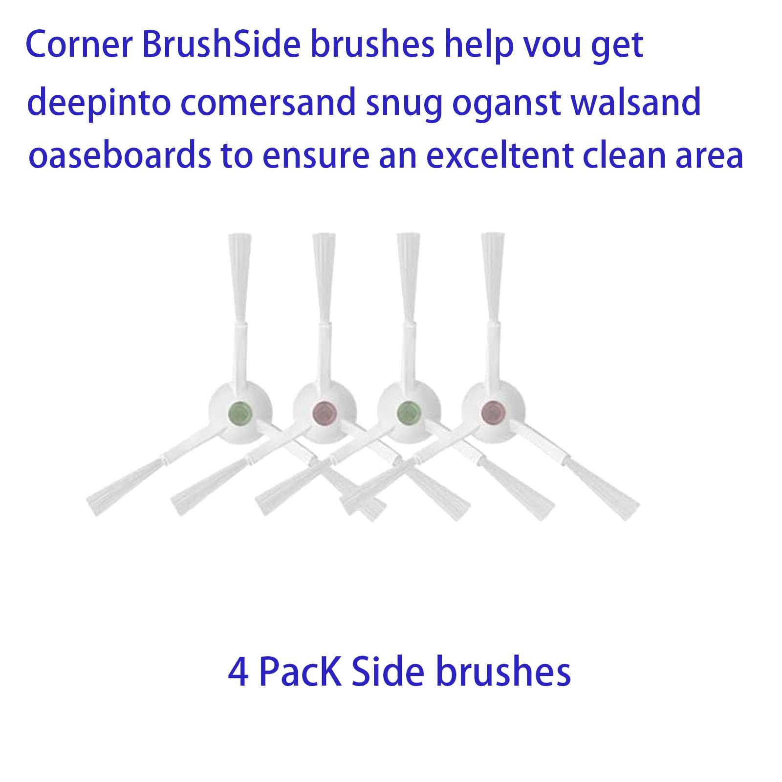 Accessories for ECOVACS DEEBOT T10 Plus:Replacement Parts Compatible with ECOVACS DEEBOT T10 Plus Robtic Vacuum Cleaner Main Brush Side Brush Hepa Filter Spare Attachments