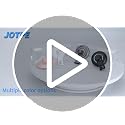 JOTPE Nano Gel Suction Cup Shower Hooks - Heavy Duty Reusable, Clear Gray, 4-Pack