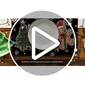 Black Snowman Tree Gingerbread Christmas Placemats Set of 4 - 12x18 Inch Seasonal Table Decor
