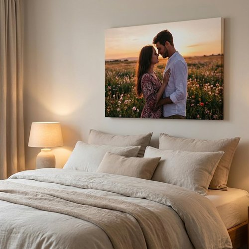 IUI Custom Canvas Prints - Personalized Framed Wall Art for Home Decor | Ideal Gift for Family & Couples (11"L × 14"W)