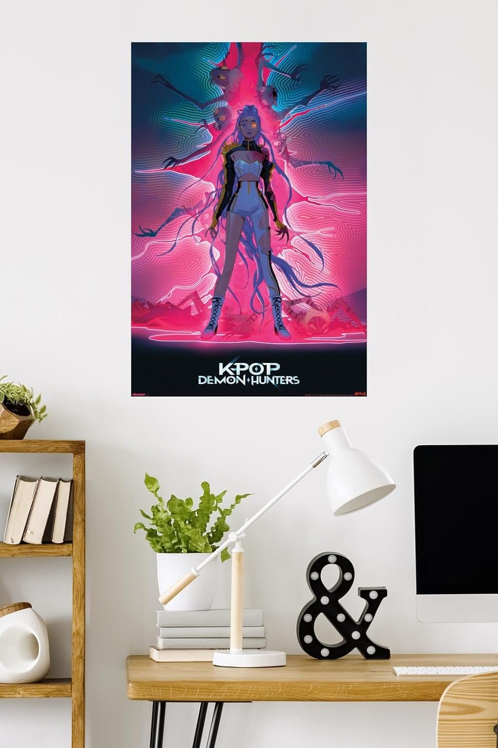 Netflix KPop Demon Hunters 2025 - Rumi Dimensional Rip Wall Poster | Unframed 34L x 22.4W
