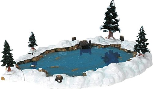 Lemax Christmas Village Mill Pond - Charming Holiday Decor for Festive Displays | 94387